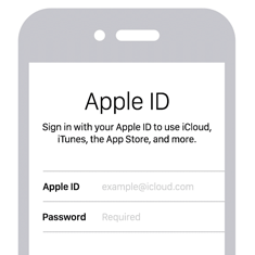 איפוס סיסמה ל-  Apple ID